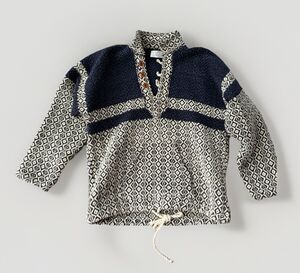 Otavalo Ecuadorian Handmade Wool Sweater Women’s Size M Popover